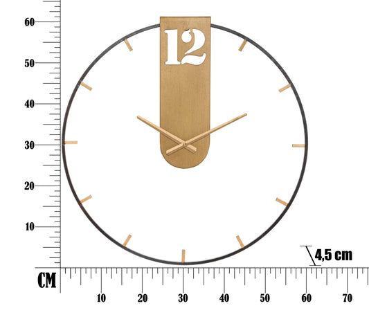 Zidni sat KENNEDY 60x60x4,5 cm