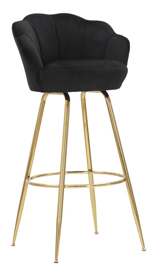 Barski stolac Bar Vienna Nero 55x53x110 cm