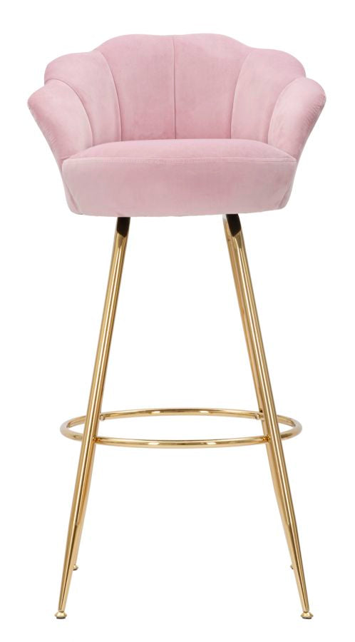 barski stolac Vienna rosa cm 55x53x110
