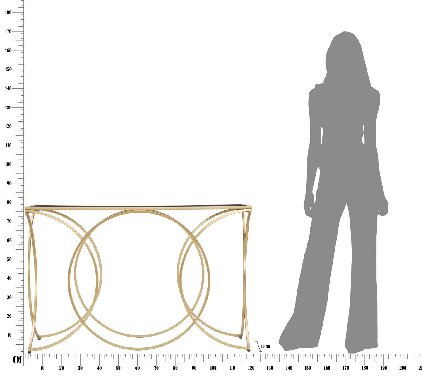 Konzola Infinity  mala cm 120x40x79