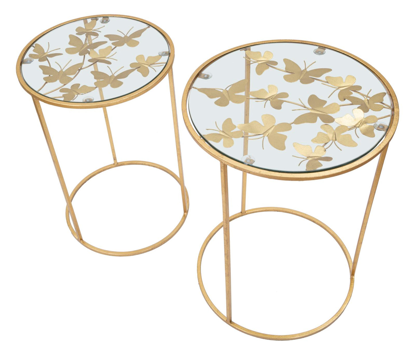 Stolić butterfly set 2 kom cm ø 43x60-38x55