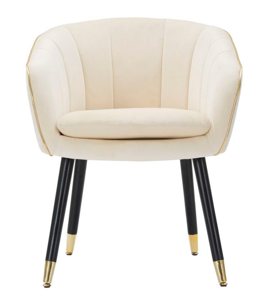 Fotelja Paris crema-gold cm 62x58x78