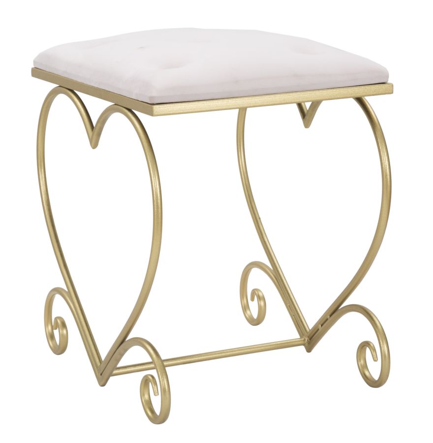 Tabure srce rosa cm 50x37,5x51,5