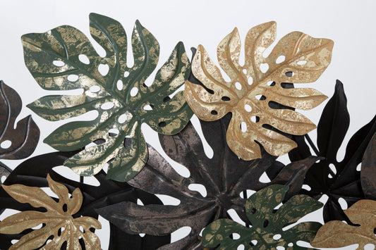 Zidni metalni panel antique leaf cm 133x10x67