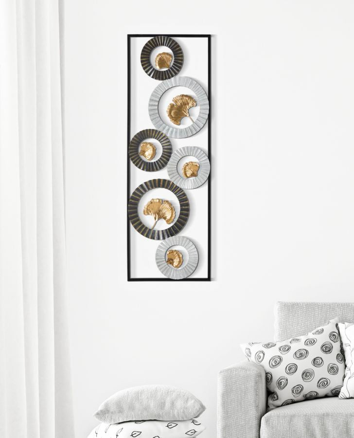 Metalni zidni panel art -b- cm 31x2x90