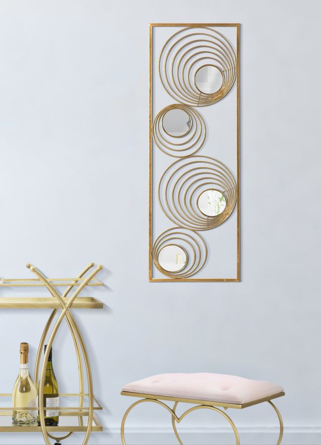 Metalni zidni panel zrake cm 32x2x90