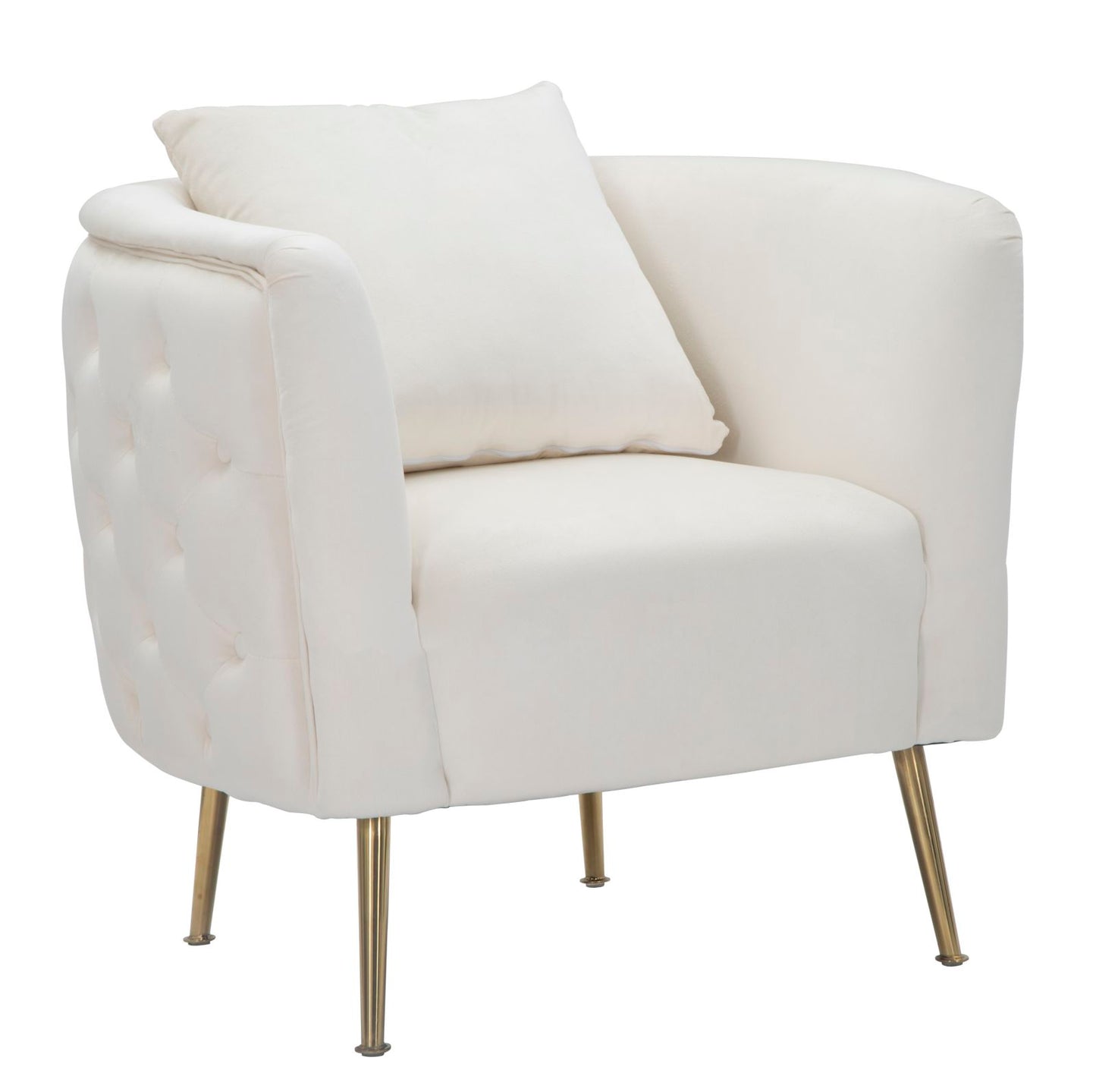 Fotelja Bucarest crema cm 76x74x73