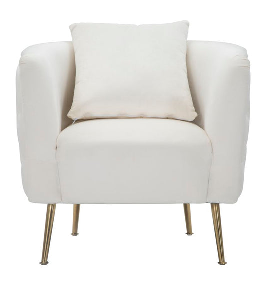 Fotelja Bucarest crema cm 76x74x73