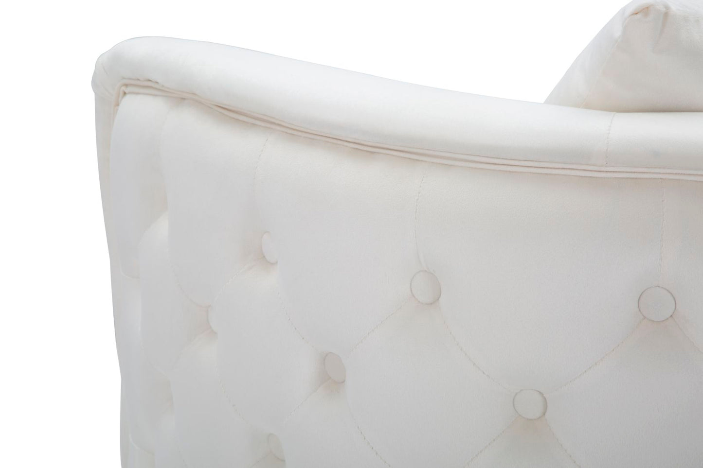 Fotelja Bucarest crema cm 76x74x73