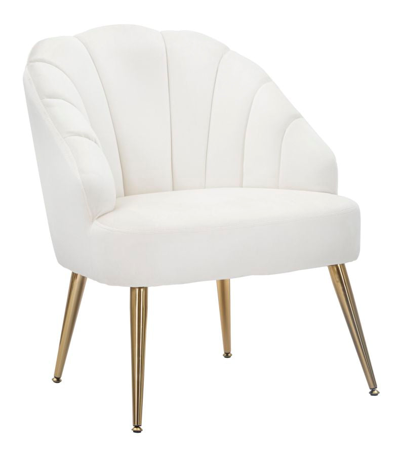 Fotelja školjka Crema cm 65x69x84