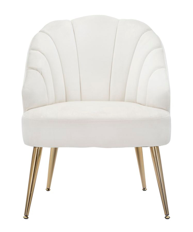 Fotelja školjka Crema cm 65x69x84