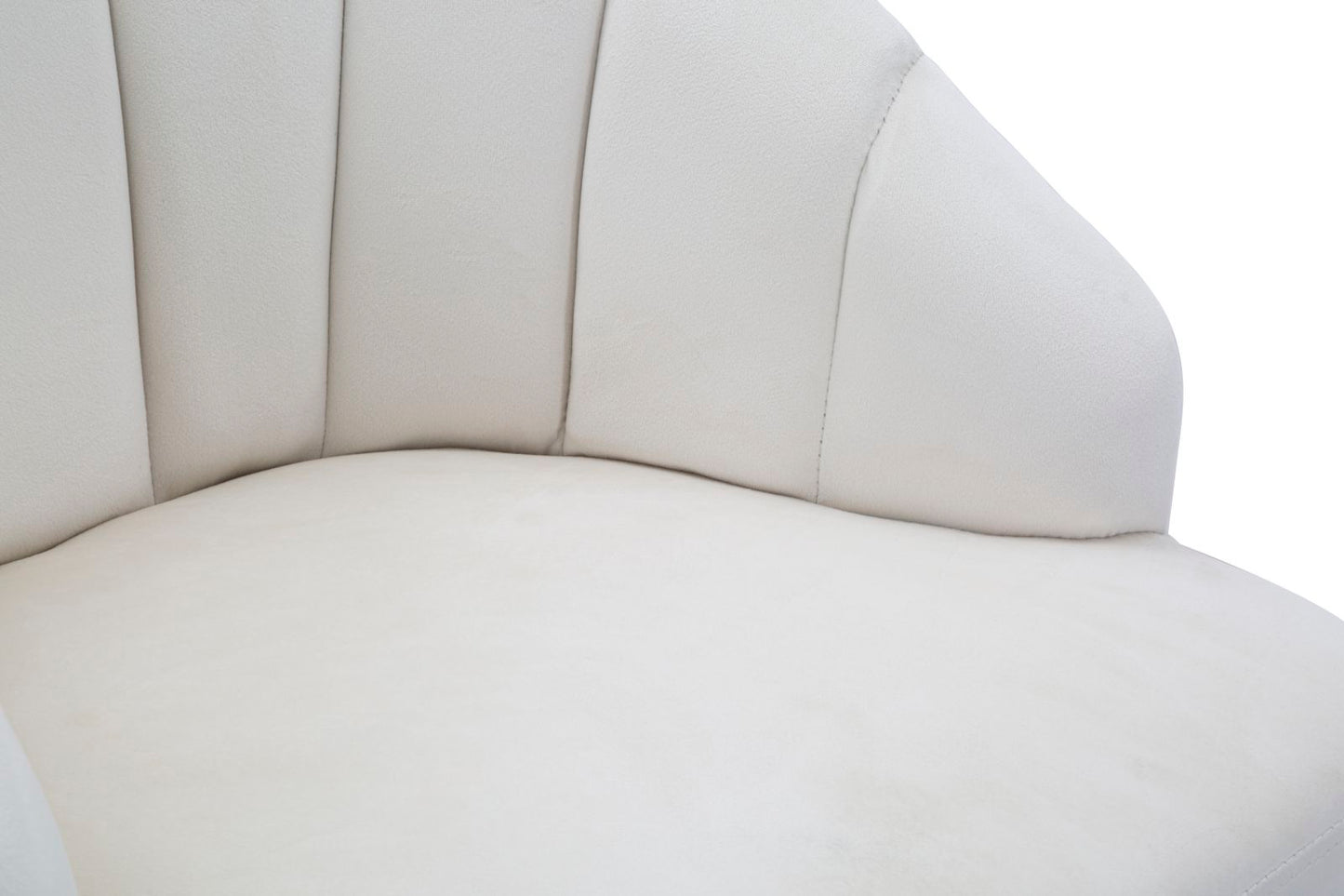 Fotelja školjka Crema cm 65x69x84
