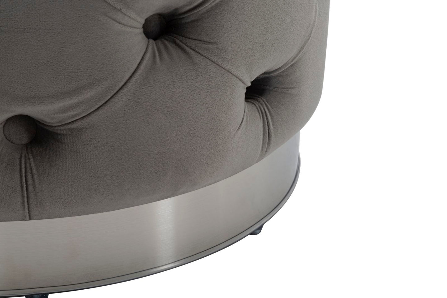 Tabure-spremište a Rich grigio cm ø 55x42