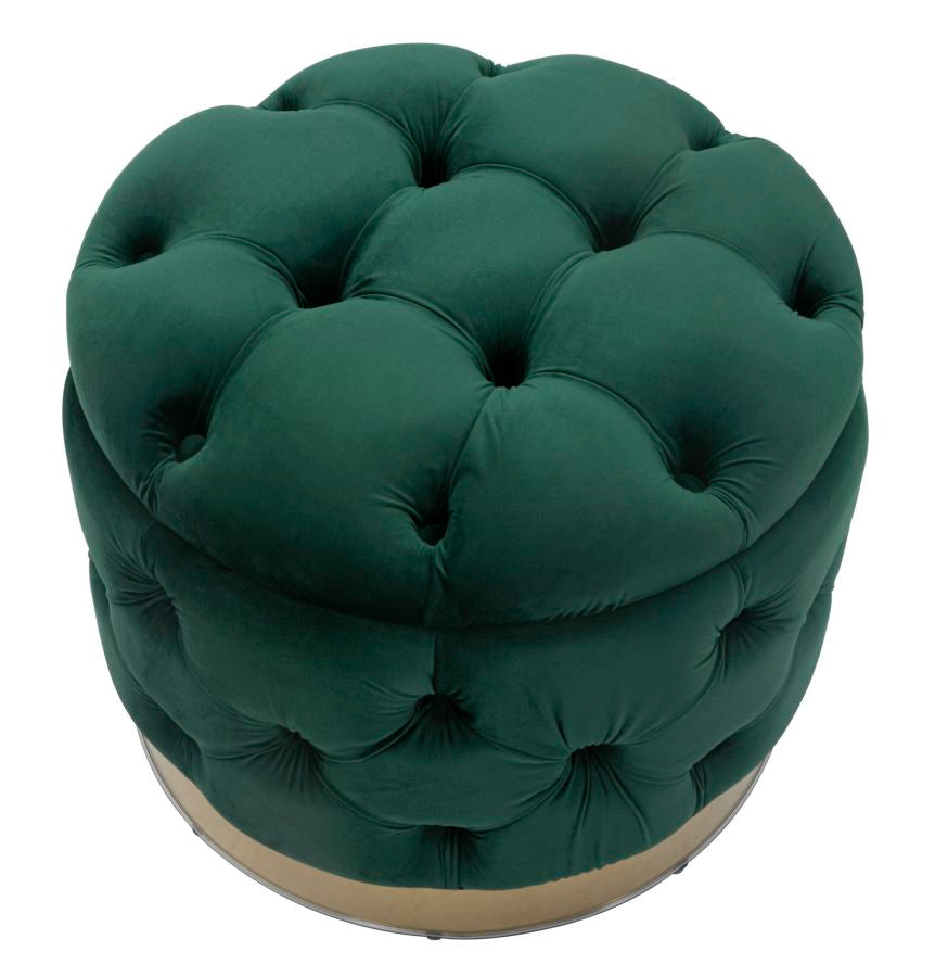 Tabure-spremište Rich verde cm ø 55x42