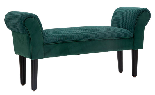 Klupa baršun crema cm 102x31x51