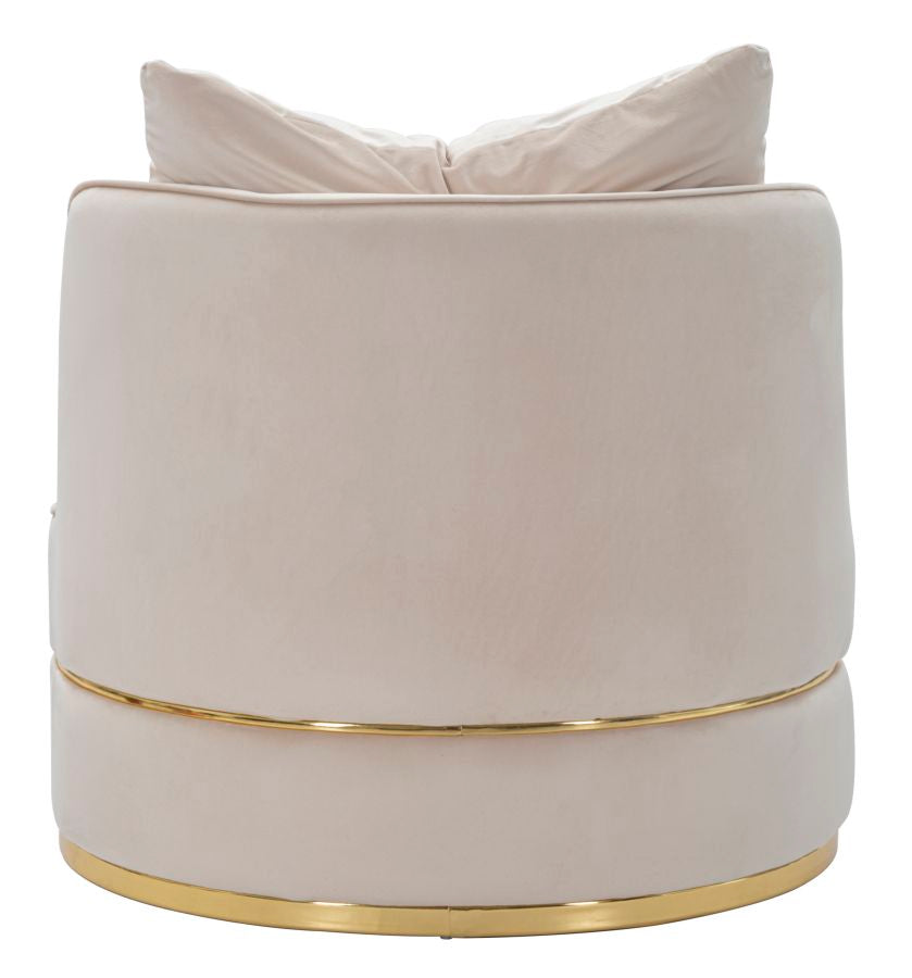 Fotelja Paris space crema-gold cm ø 84x72