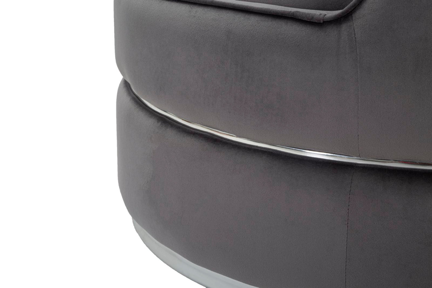 Fotelja Paris space grigio-silver cm ø 84x72