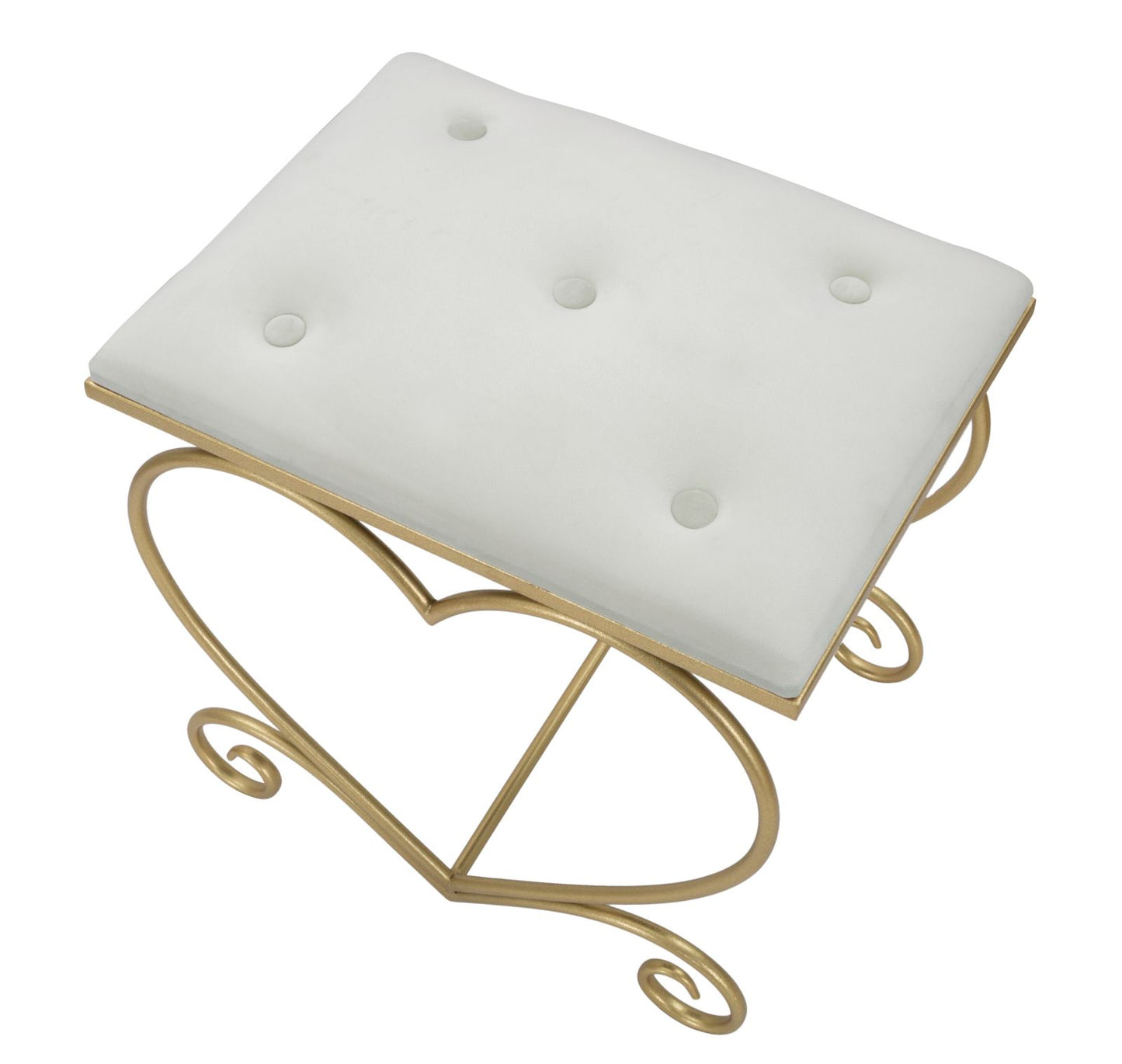 Tabure srce cream cm 50x37,5x51,5