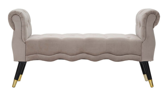 Klupa Paris grigia-zlato cm 120x40x60