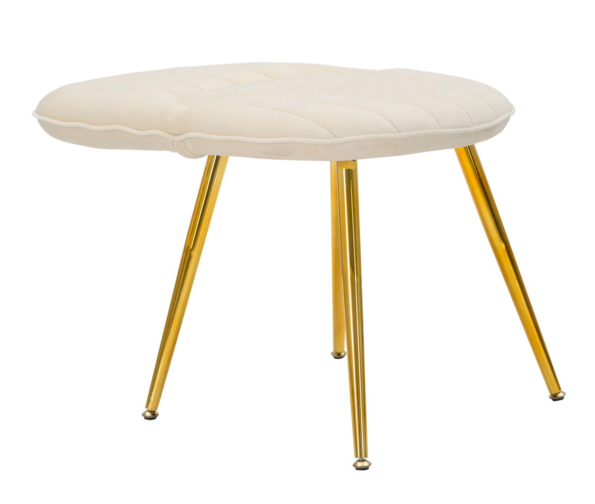 Stolica Flex krem boje, 52 × 48 × 78 cm, set od 2 kom.
