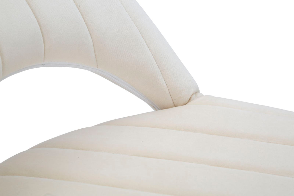 Stolica Flex krem boje, 52 × 48 × 78 cm, set od 2 kom.