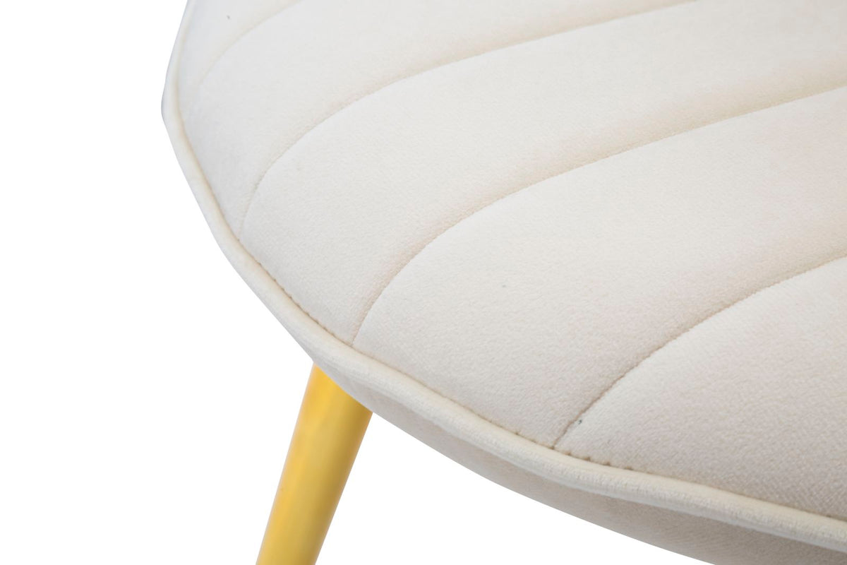 Stolica Flex krem boje, 52 × 48 × 78 cm, set od 2 kom.
