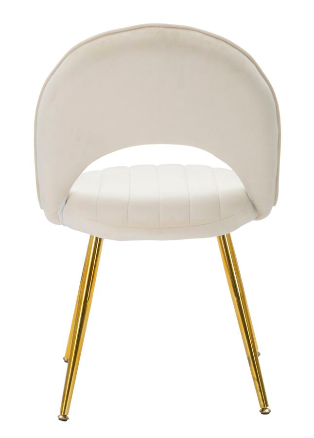 Stolica Flex krem boje, 52 × 48 × 78 cm, set od 2 kom.