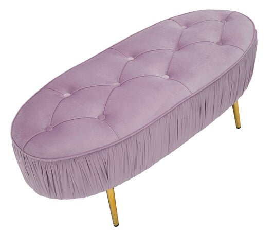Klupica ovalna rosa cm 102x40,5x42