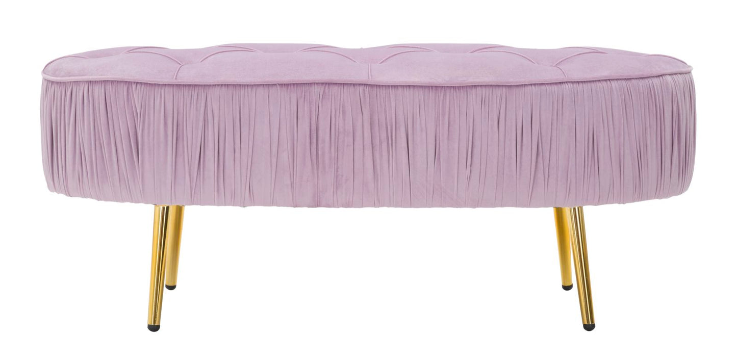 Klupica ovalna rosa cm 102x40,5x42