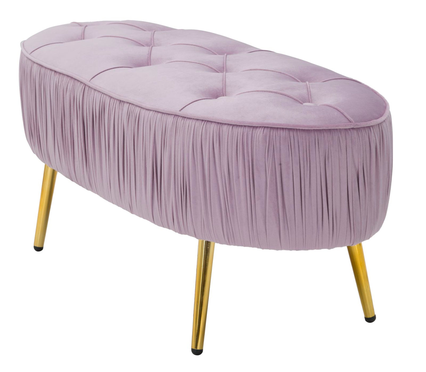 Klupica ovalna rosa cm 102x40,5x42