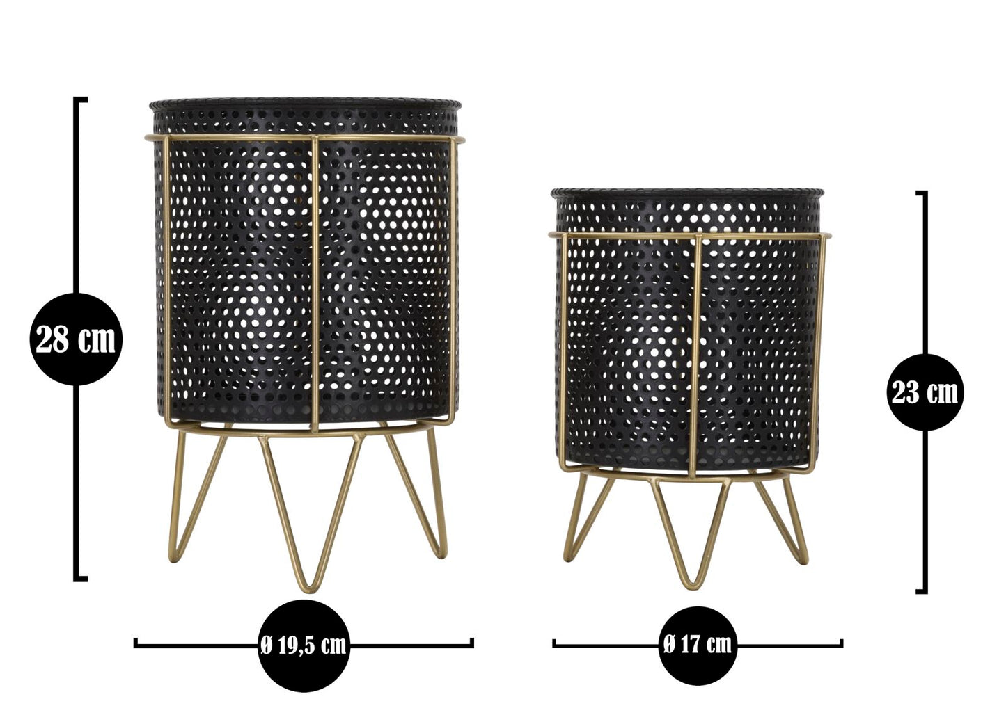 Vaza hoder fashion cm ø 19,5x28-17x23