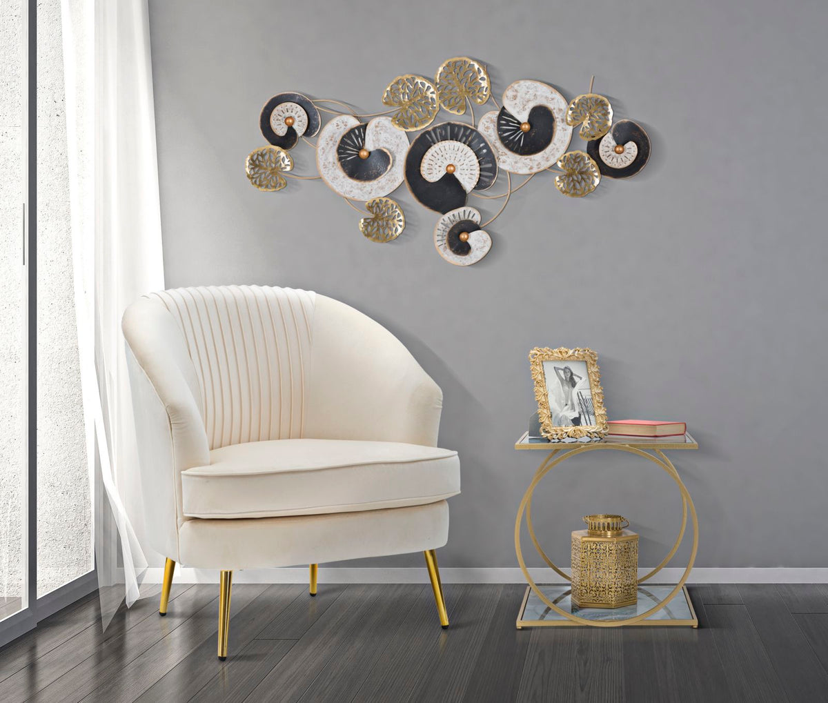 Stolić Glam 2 razine cm 52,5x50x51