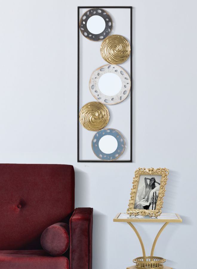 Metalni zidni panel gloty ret.-a- cm 31x3x90
