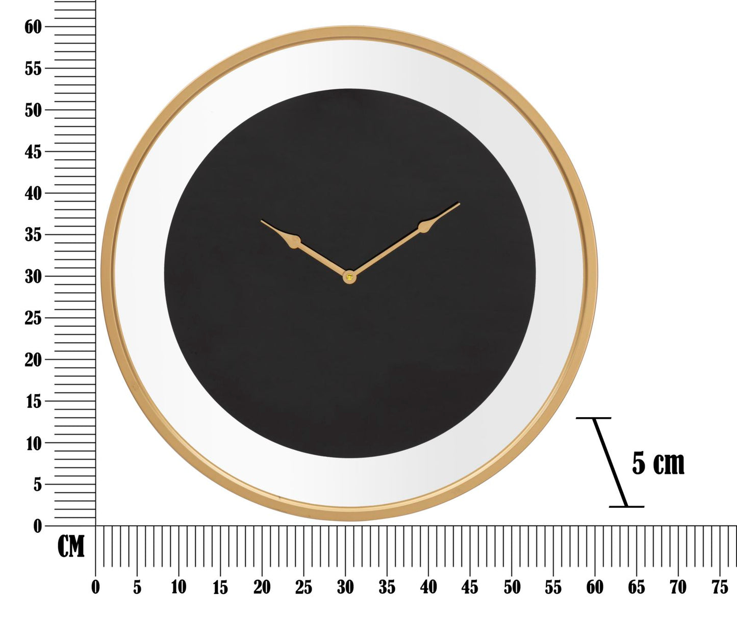Zidni sat fashion cm ø 60x5