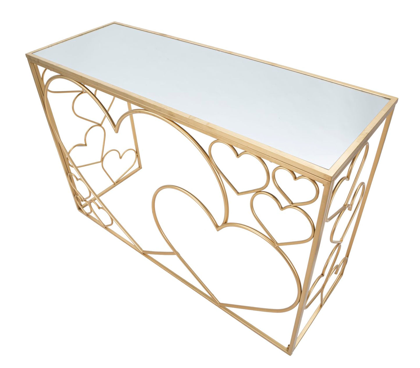 Konzola srce cm 120x43x80