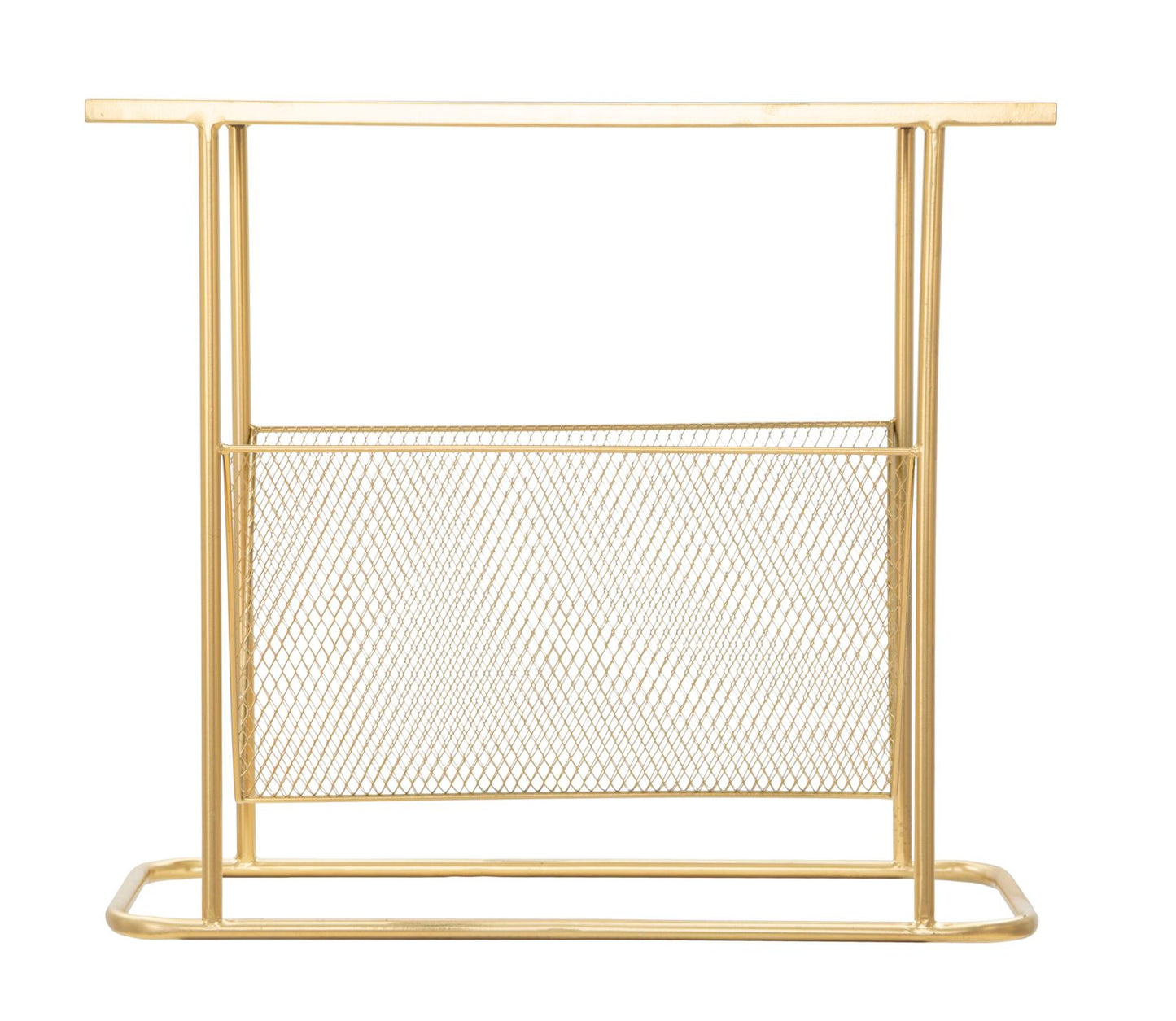 Stol s držačem papira za novine cm 61x26x54