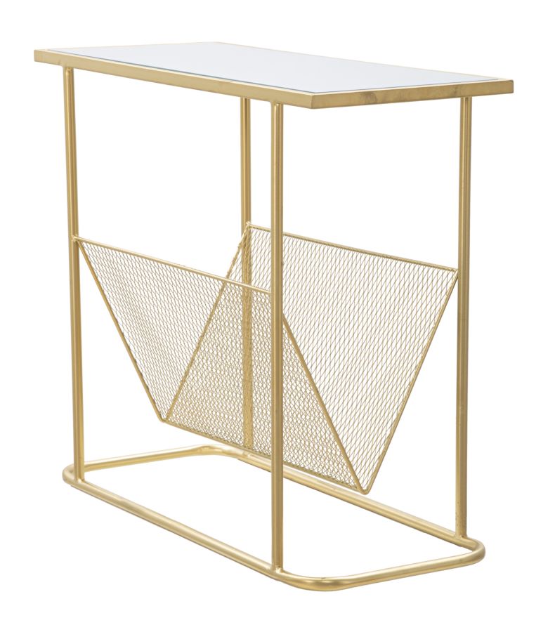 Stol s držačem papira za novine cm 61x26x54