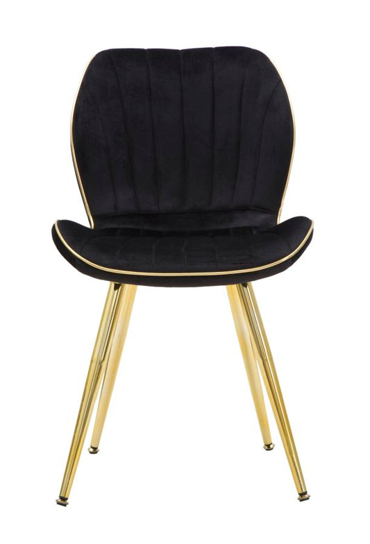Stolica Paris space black-gold set 2 pz cm 46x58x77