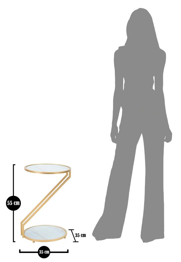 Stol glam z cm ø 35x55