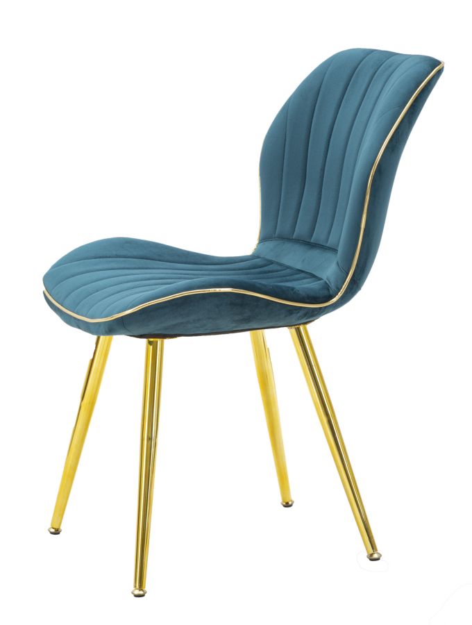 Stolica Paris space zlatno-šahovnica 2 cm 46x58x77