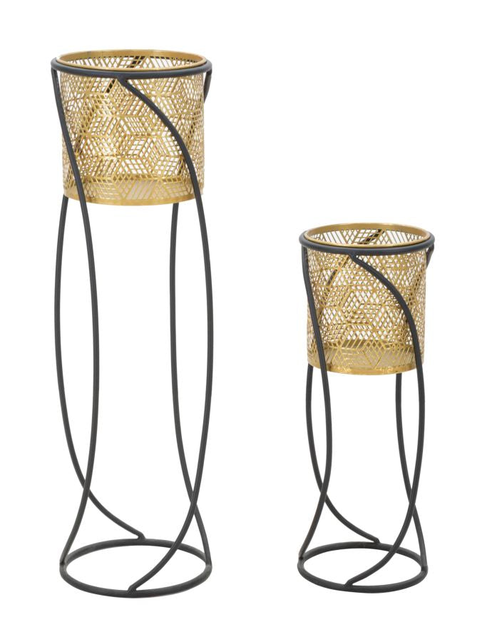 Stalak za cvijeće curvy set 2kom cm ø 23x76-20x51