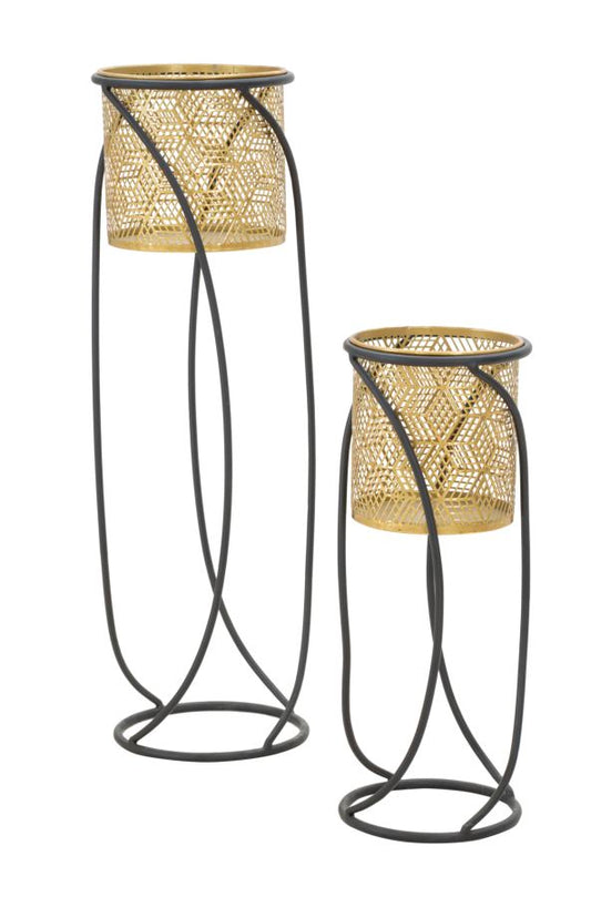 Stalak za cvijeće curvy set 2kom cm ø 23x76-20x51