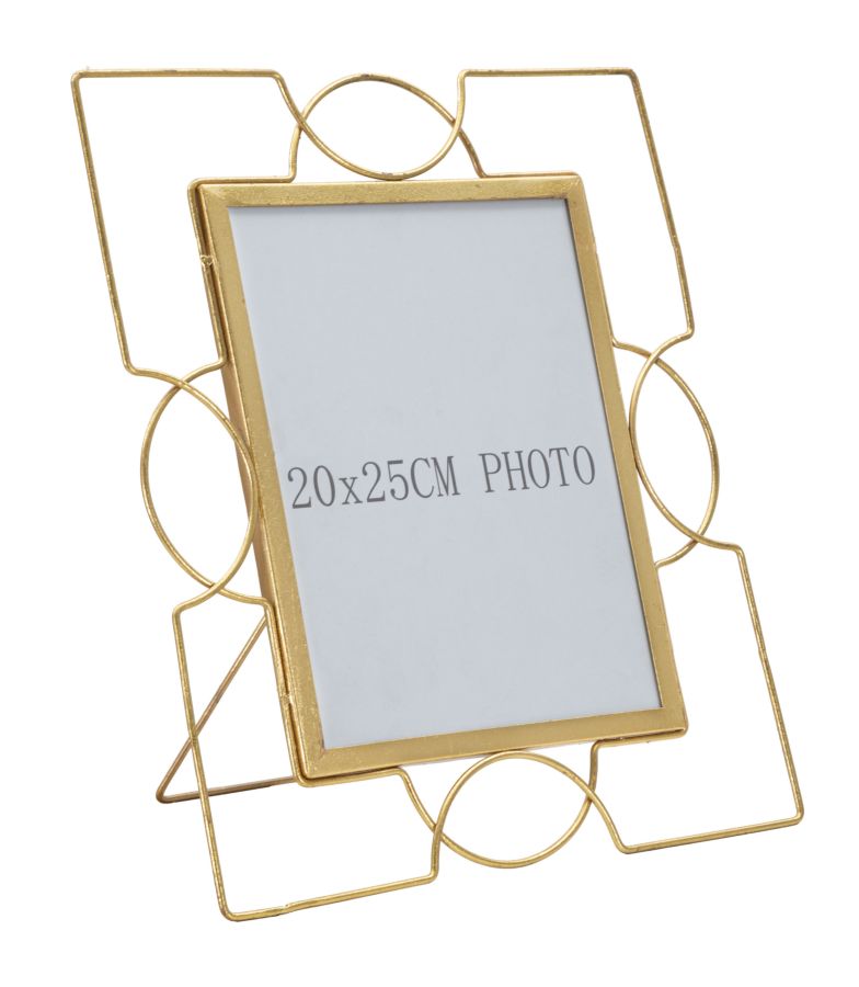 Metalni okvir glam u cm 30,5x18,5x33,6 (veličina fotografije 20x25)