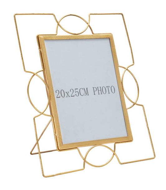 Metalni okvir glam u cm 30,5x18,5x33,6 (veličina fotografije 20x25)