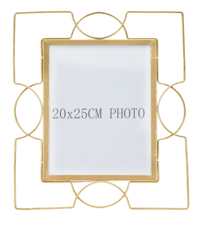 Metalni okvir glam u cm 30,5x18,5x33,6 (veličina fotografije 20x25)