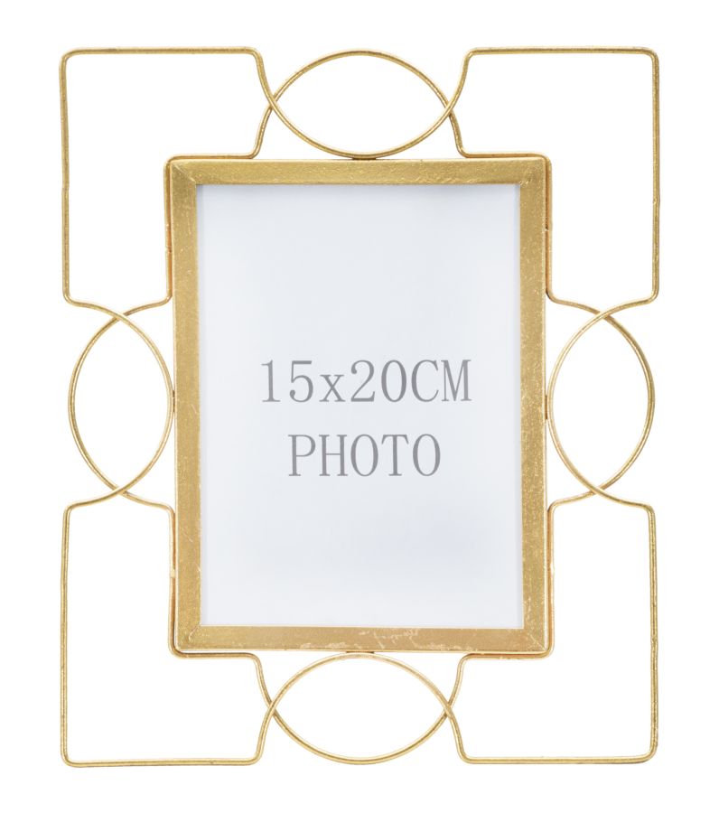 Metalni okvir glam u cm 24x15x28 (veličina fotografije 15x20)