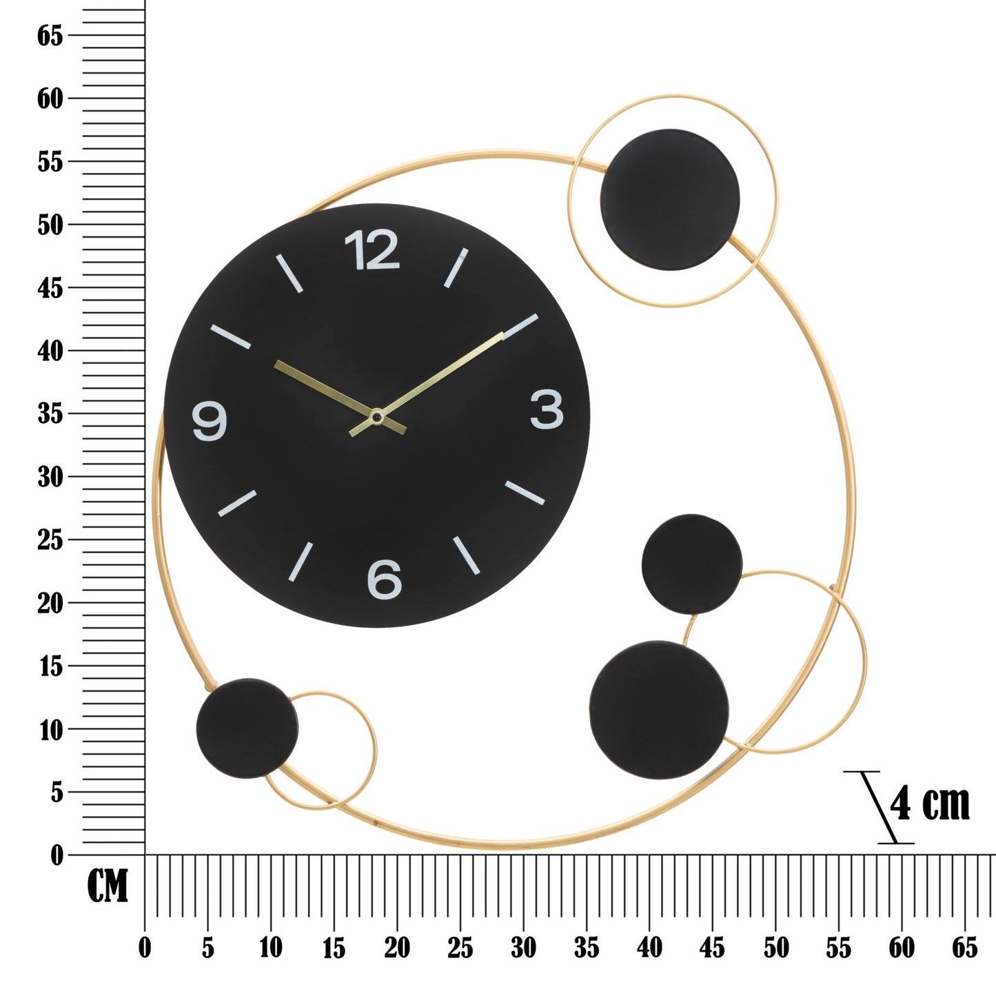 Zidni sat globe cm 60x4x57