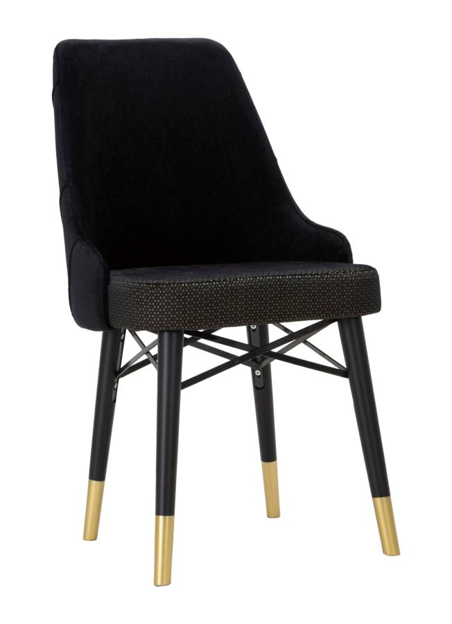 Set stolica 2 kom black cm 50x54x93