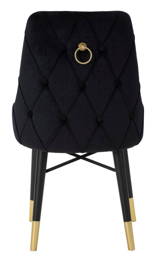Set stolica 2 kom black cm 50x54x93