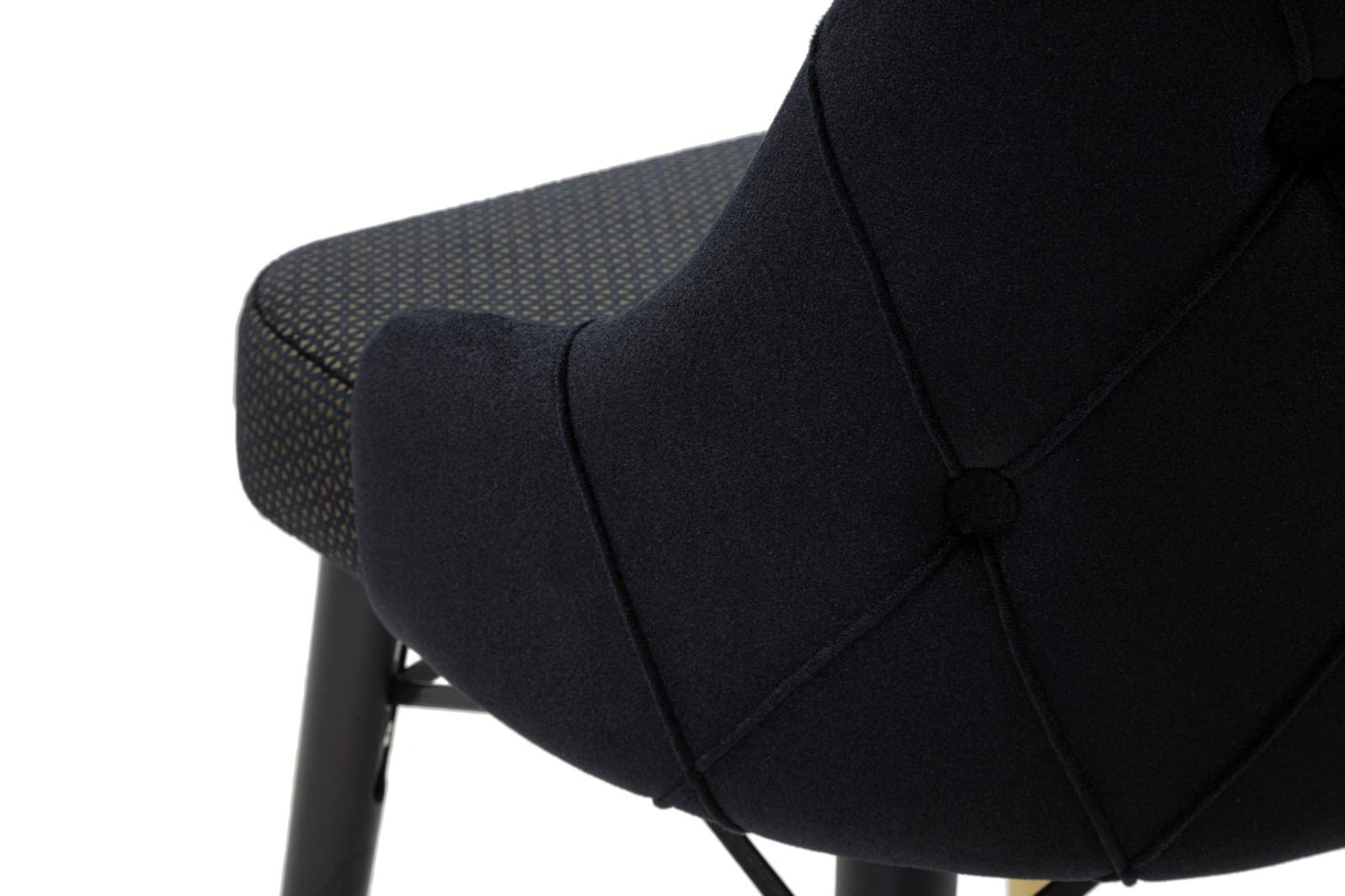 Set stolica 2 kom black cm 50x54x93